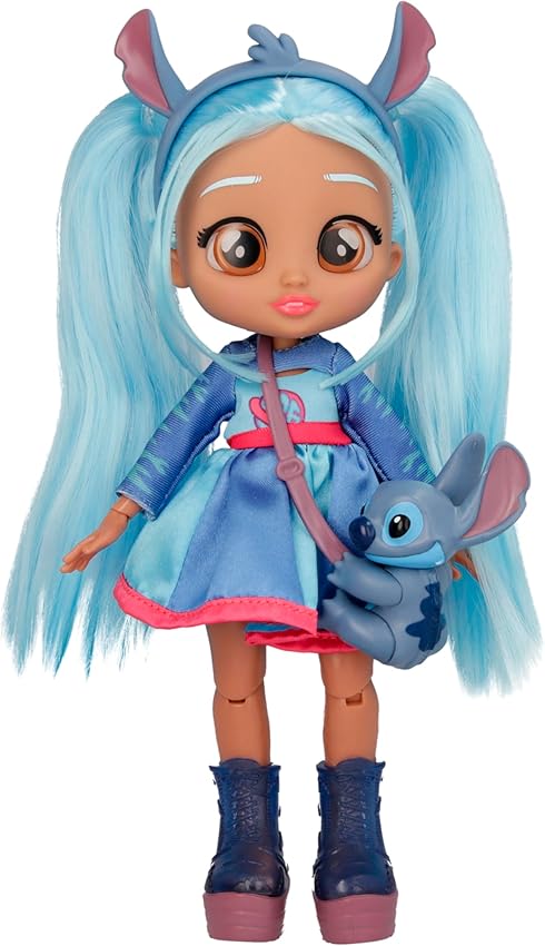 Detalle de BFF by BEBÉS LLORONES Disney Stitch muñeca articulada 🎎