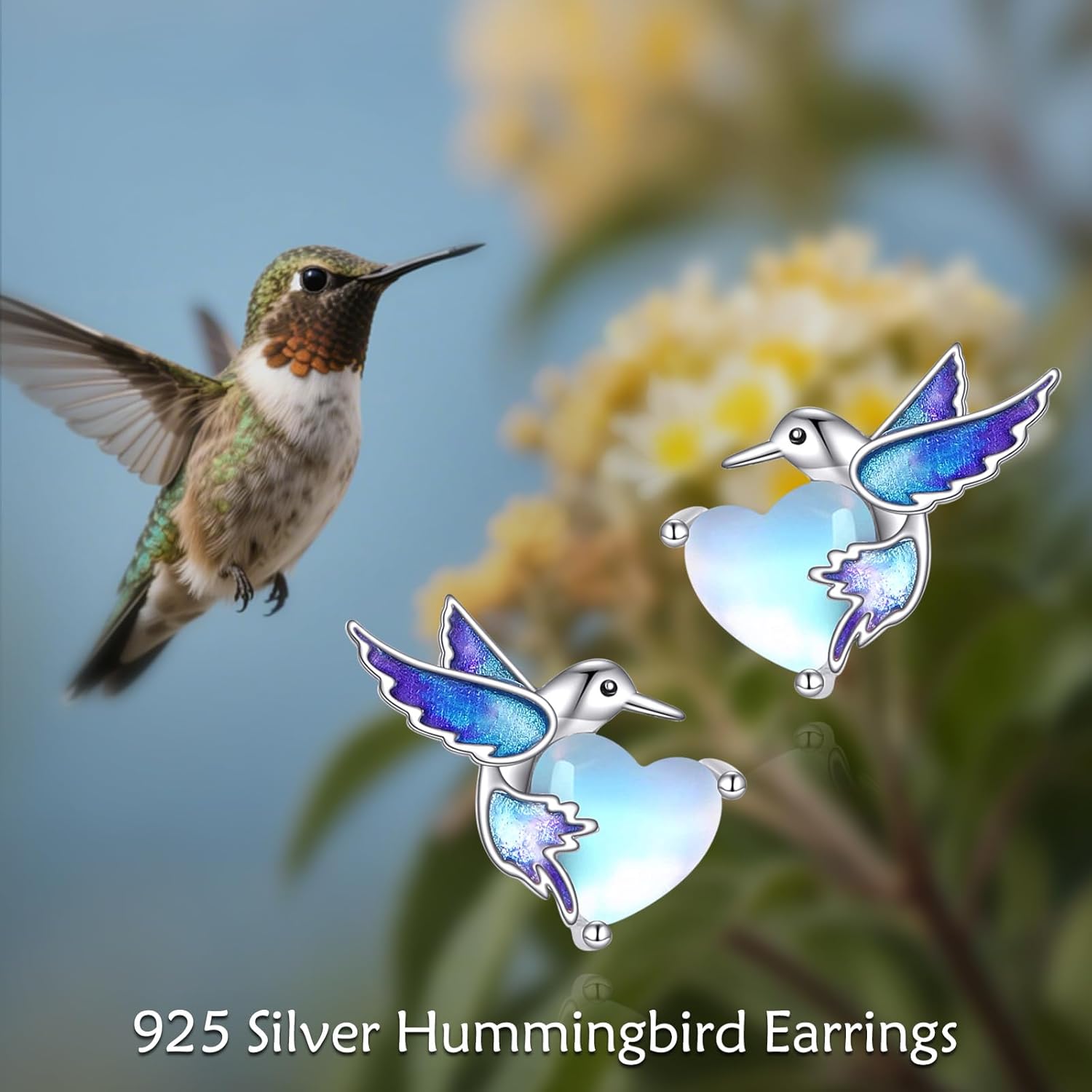Thumbnail 3 de Katzen/Frosch/Koala/Fuchs/Fledermaus Ohrringe für Damen – 925er Sterling Silber, süße Ohrstecker
