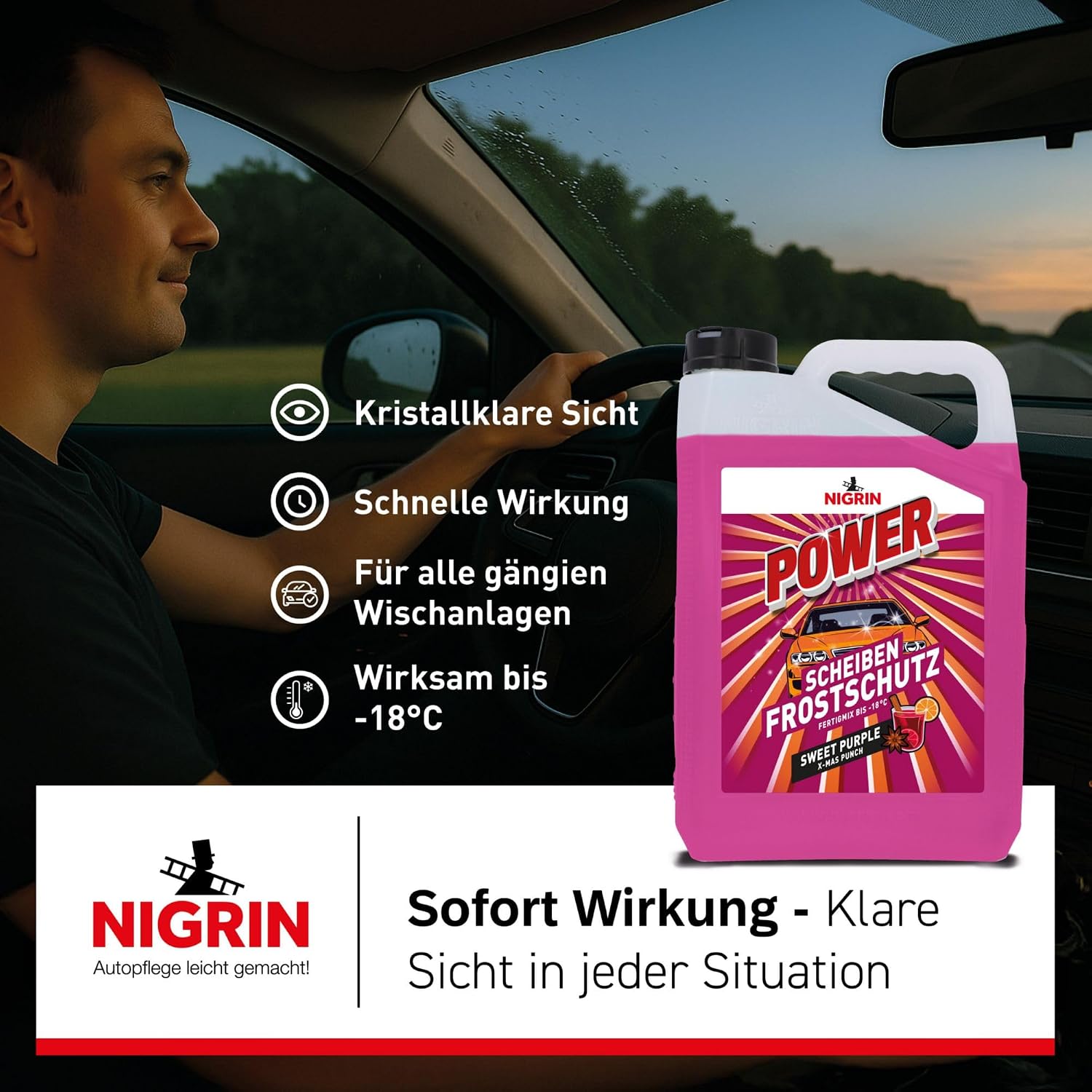Detalle de NIGRIN POWER Scheibenfrostschutz 5 L