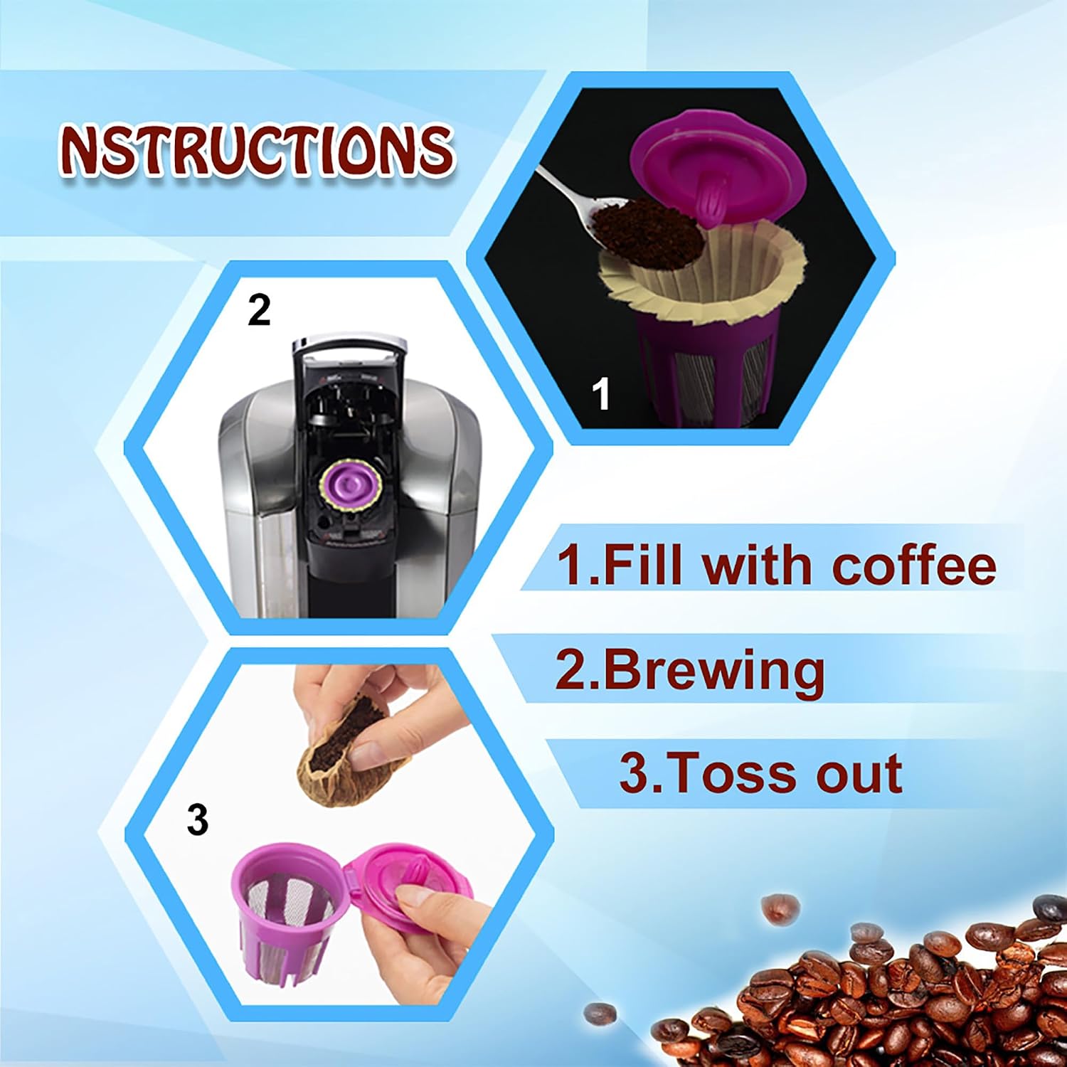 Thumbnail 6 de Irmidi 300 Count Natural Coffee Filters