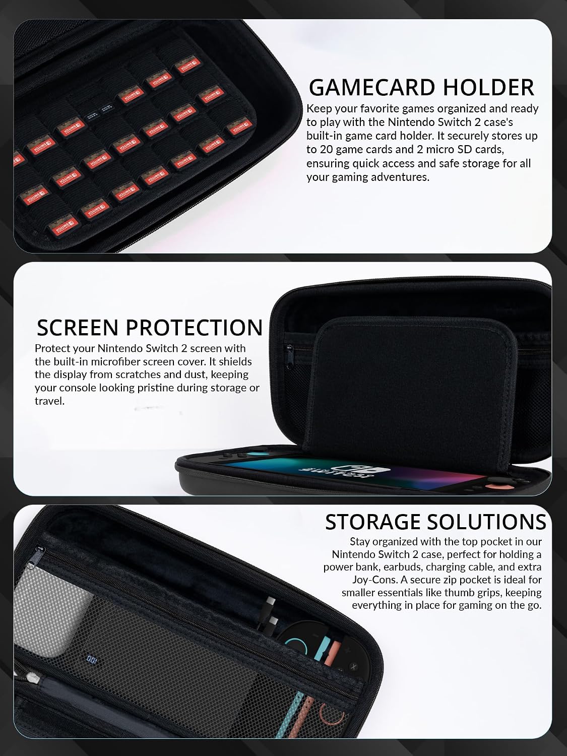 Thumbnail 4 de Orzly Case for Nintendo Switch 2 travel carry case