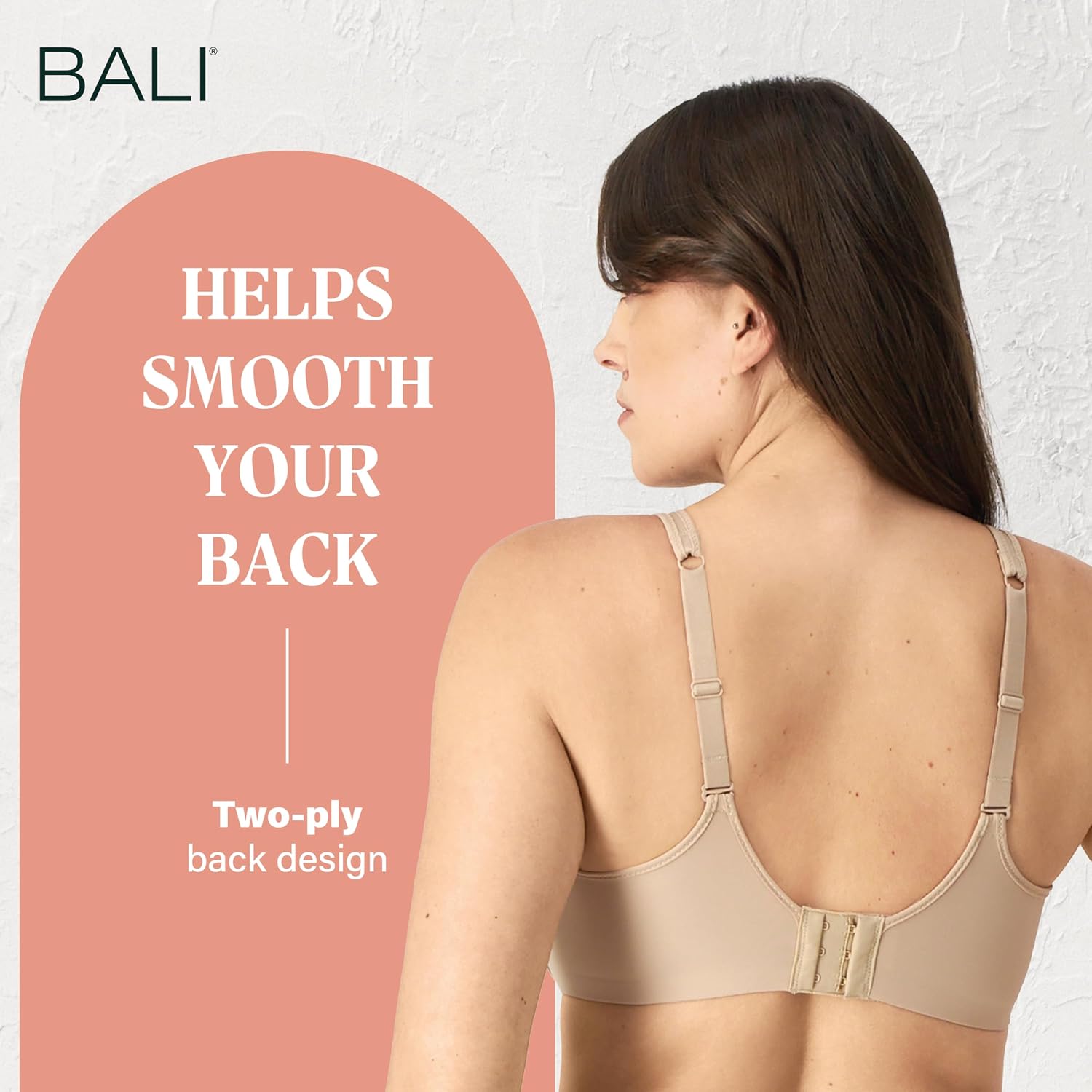 Thumbnail 6 de Bali One Smooth U wirefree? No—One Smooth U underwire seamless bra with convertible straps for women
