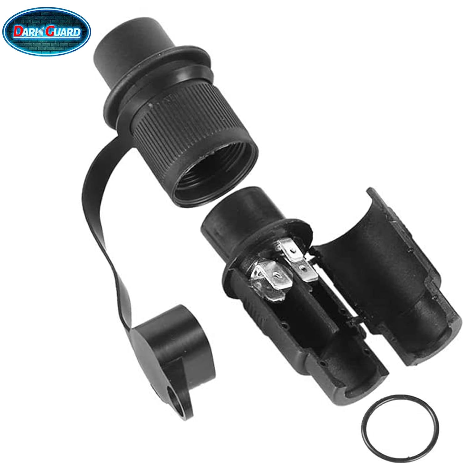 Thumbnail 4 de DARKGUARD 3-Pin Tractor Sockets and 3-Pin Plug Set (12V/24V) – Waterproof DIN 9680 Trailer/ Caravan Socket