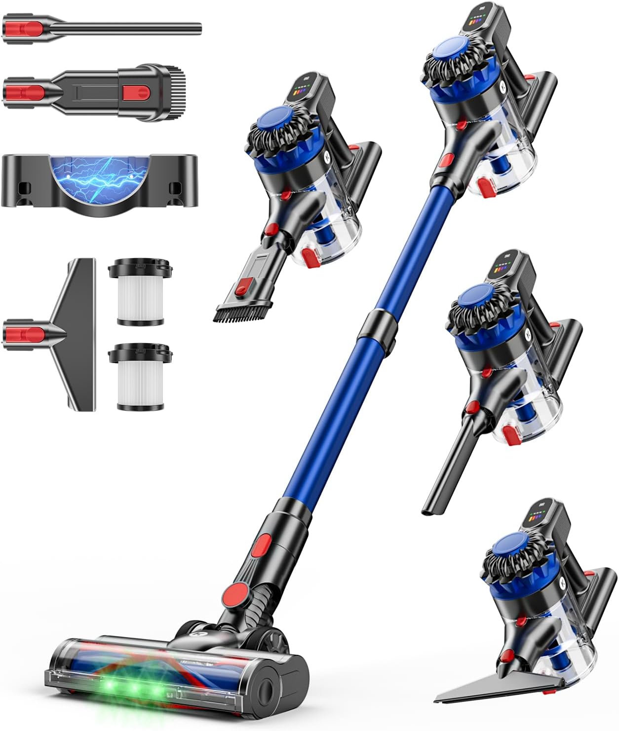 Detalle de KARDV Cordless Vacuum 60-Minute Run Time ⌈8 in 1⌉