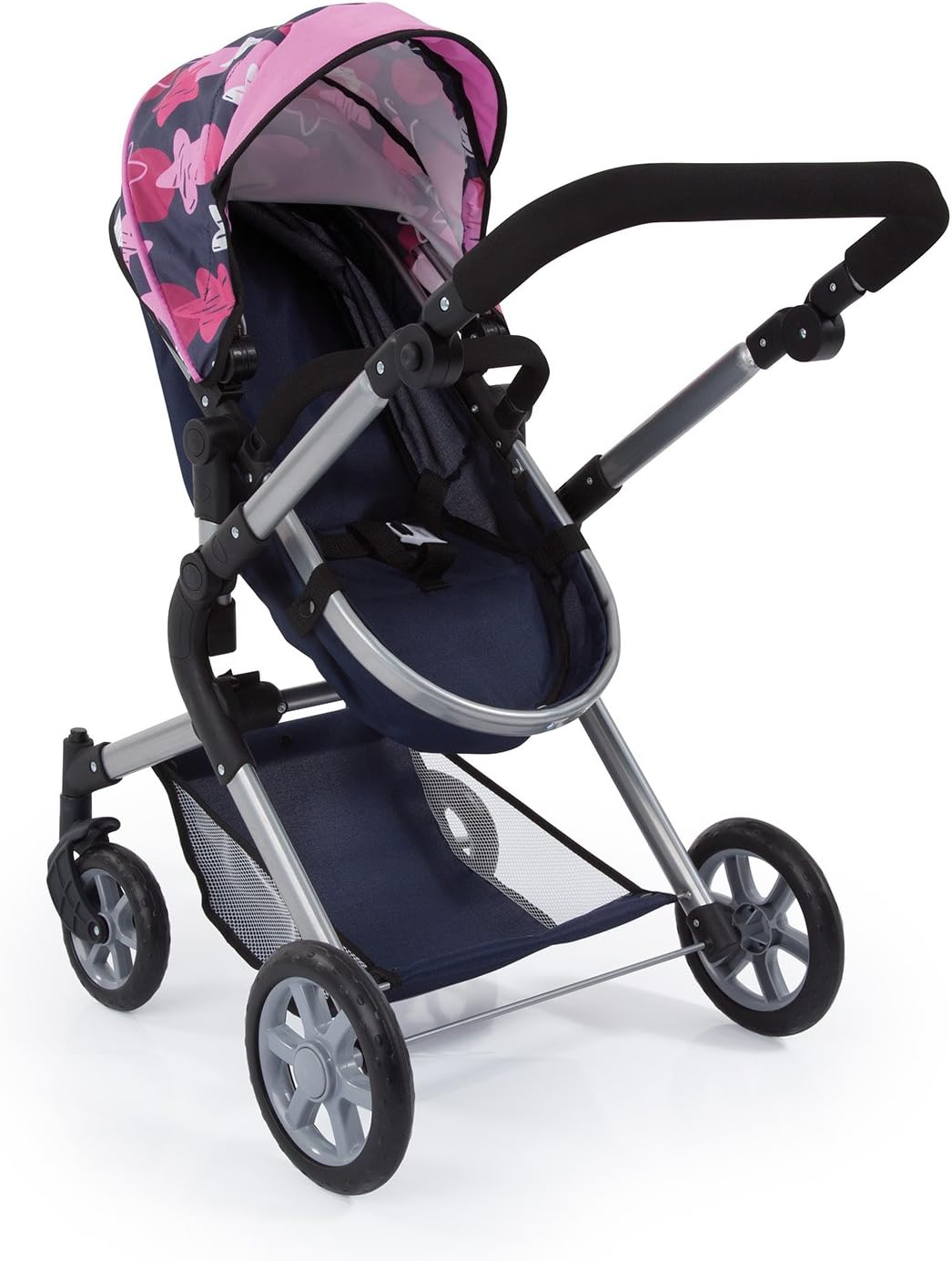 Thumbnail 1 de Bayer Design 18169AA Landau pour poupée convertible bleu à étoiles roses