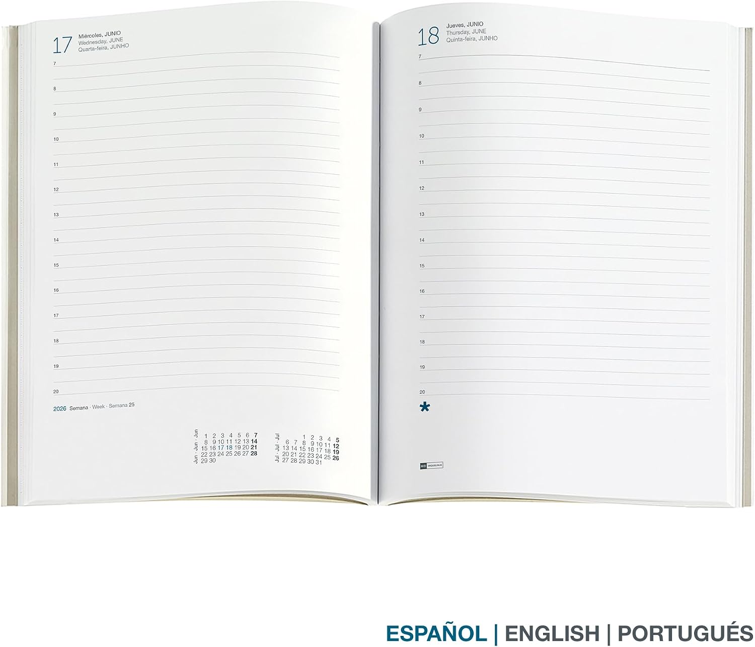 Detalle 2 de Miquelrius Agenda 2026 día por página 155 x 213 mm