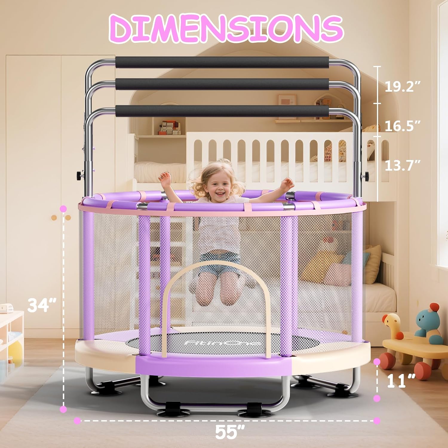 Thumbnail 3 de FitinOne 55-Inch Toddler Trampoline