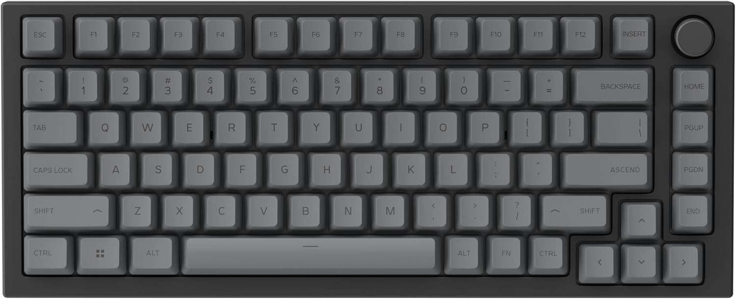 Thumbnail 6 de GLORIOUS GPBT Tastenkappen (115x) Cherry-Profil, PBT, ANSI Schwarz – hochwertige Tipp-Erfahrung mit Thermosublimationsdruck