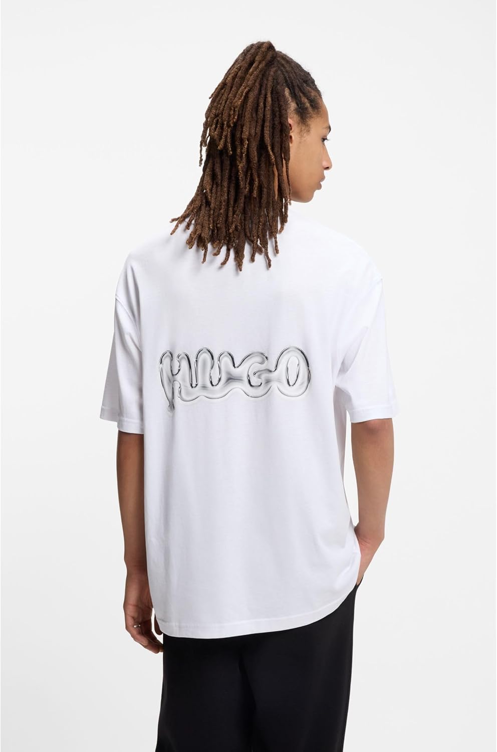 Thumbnail 3 de T-shirt homme HUGO Nyrotee – blanc