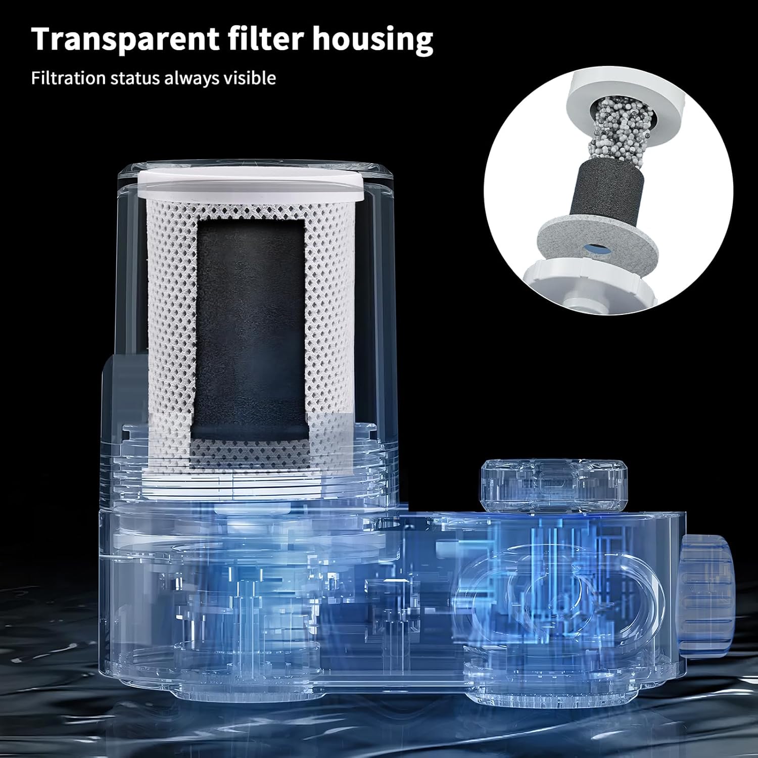 Thumbnail 4 de HOMELODY Wasserfilter Wasserhahn mit LED Anzeige 🚰