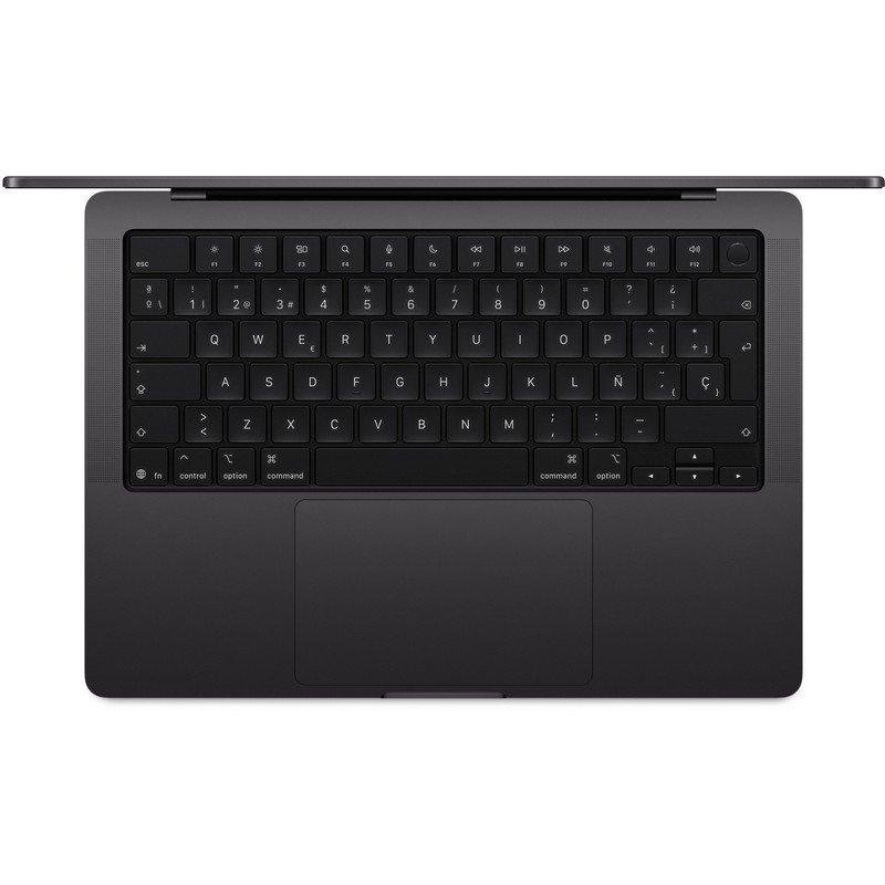 Detalle de Apple MacBook Pro 14 pulgadas M5 Pro 18 núcleos, 24 GB RAM, 2 TB SSD – Negro Espacial