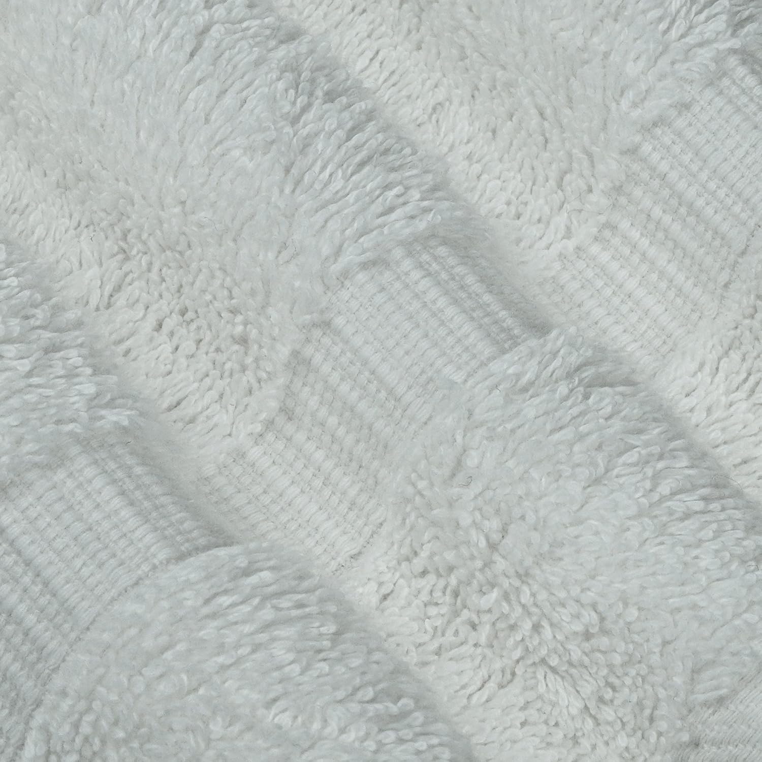 Detalle de Chakir Turkish Linens 4 Piece Large Bath Towel Set (27 x 54 in) in White