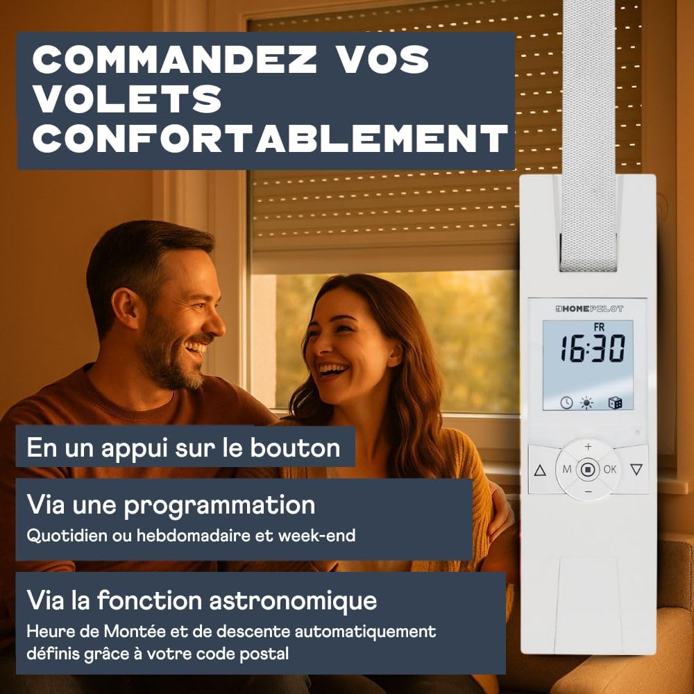 Thumbnail 1 de Home Pilot - Enrouleur de sangle encastrable Premium pour volet roulant à sangle (10172345)