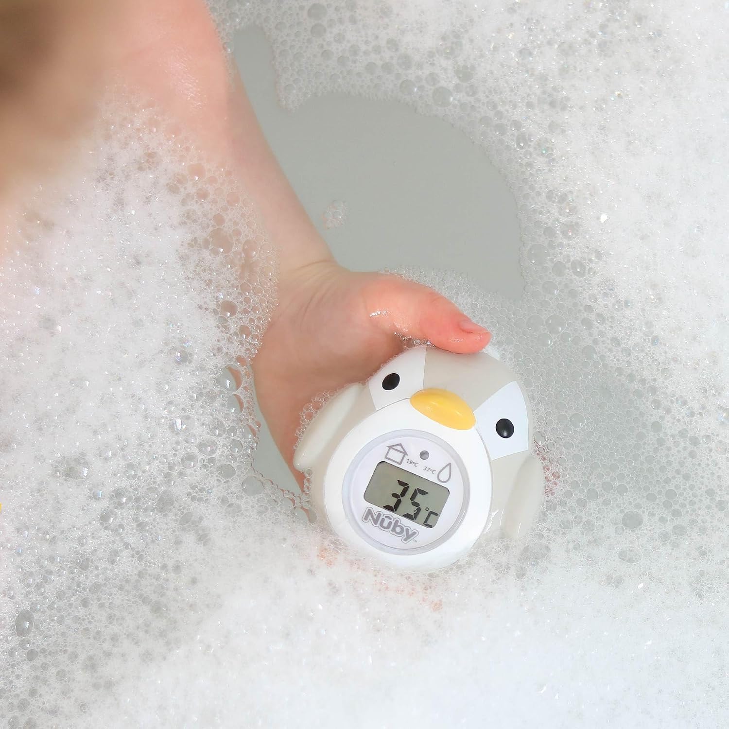 Detalle de Nuby Penguin baby bath thermometer ๐ถ