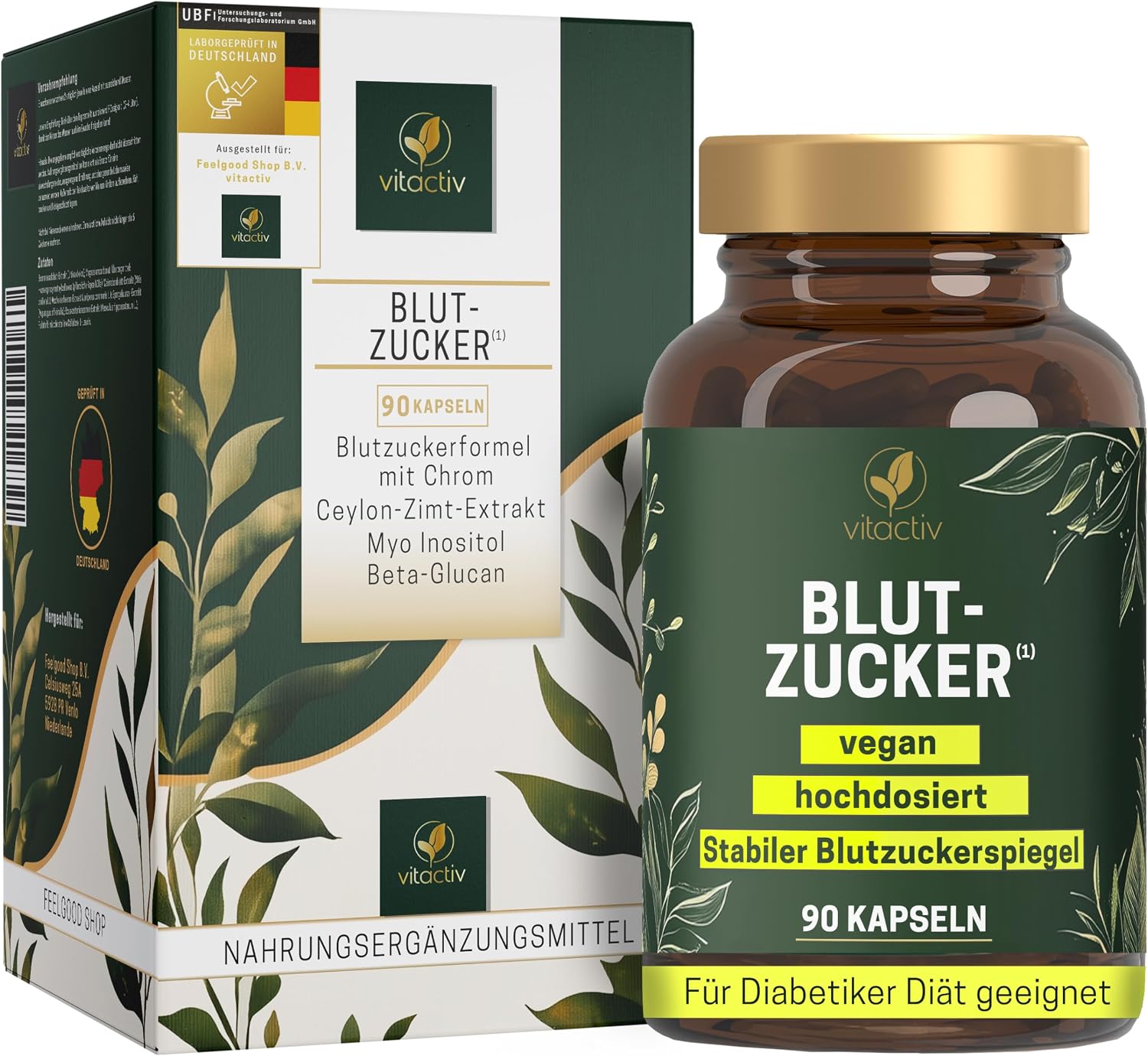 Imagen de VITACTIV Blutzucker Kapseln 90 Stück en OfertitasTOP
