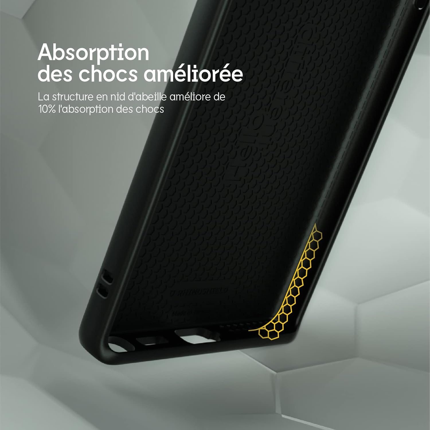Thumbnail 2 de RhinoShield SolidSuit : Coque Fine pour Samsung Galaxy S22 Ultra, Fibre de Carbone et Finition matte