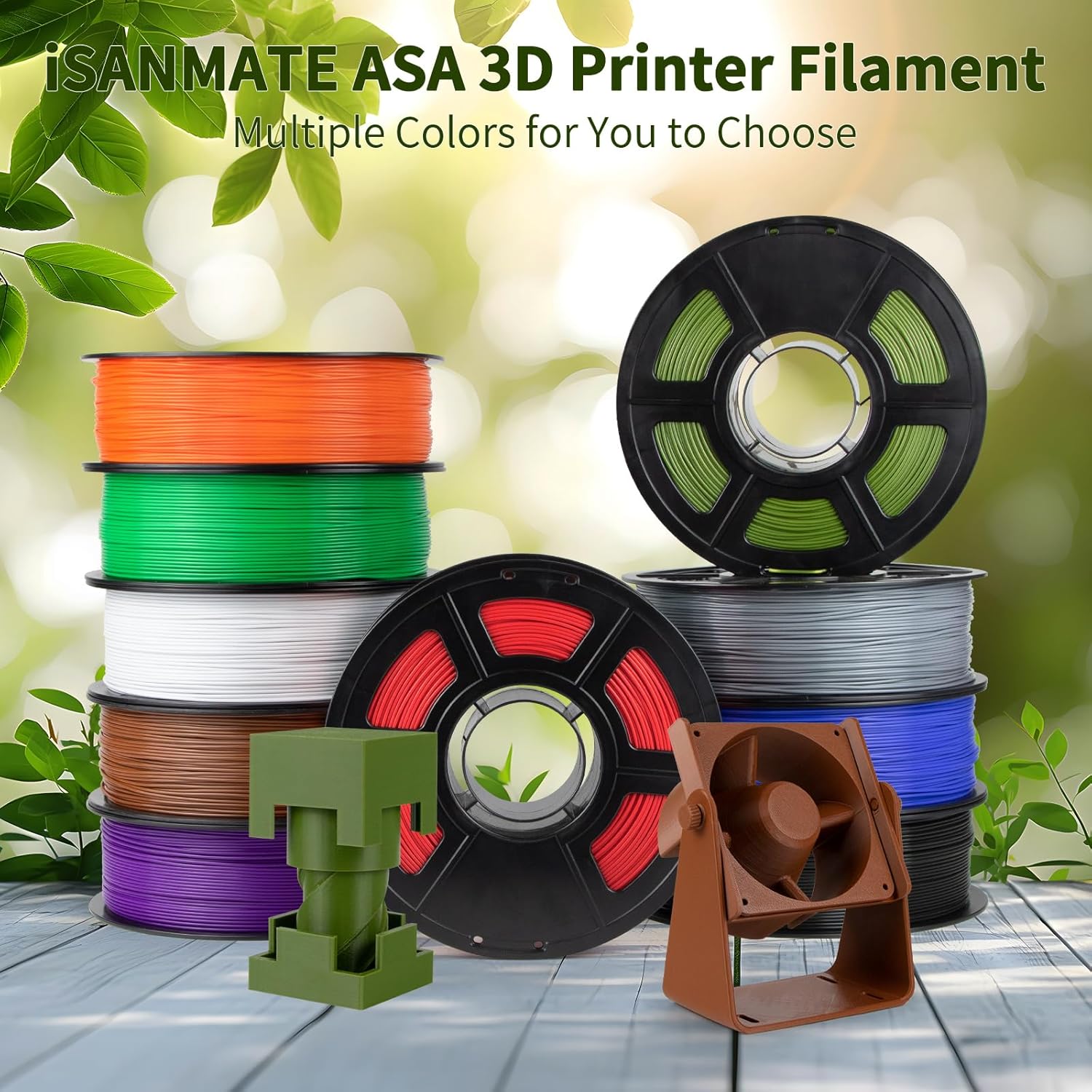 Thumbnail 3 de iSANMATE ASA Filament 1.75mm – Premium Außenmaterial mit Anti-UV Schutz, Blau, 1 kg