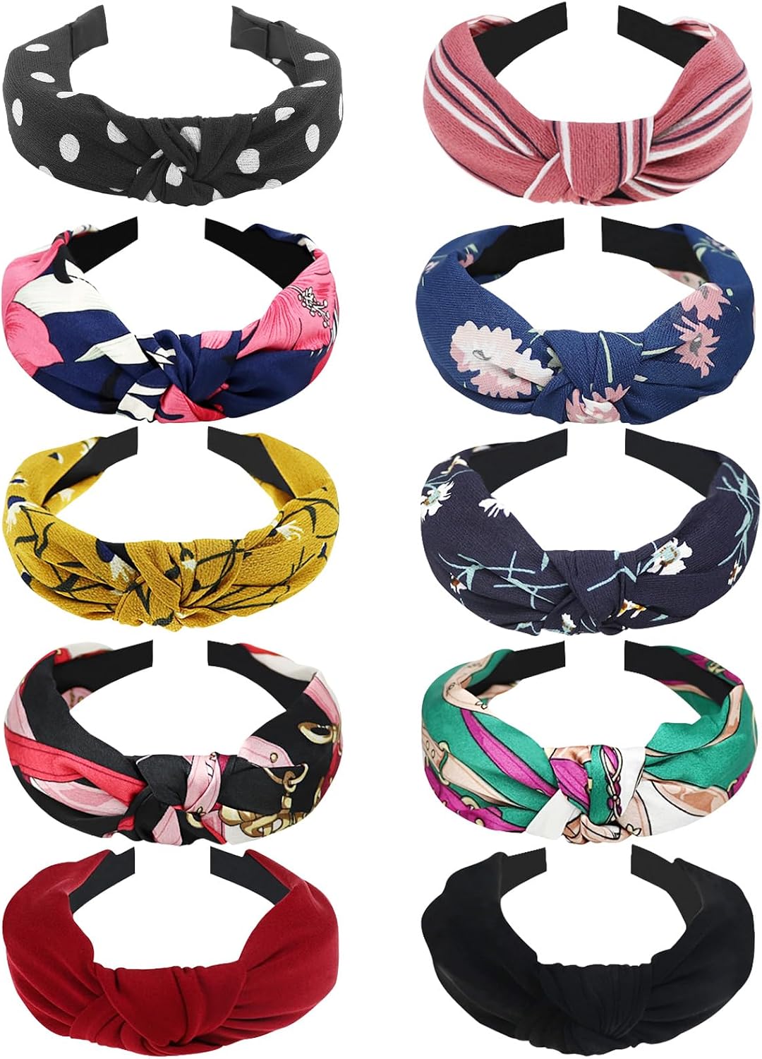 Thumbnail 6 de DRESHOW Headbands for Women 10 Pack Mixed Prints