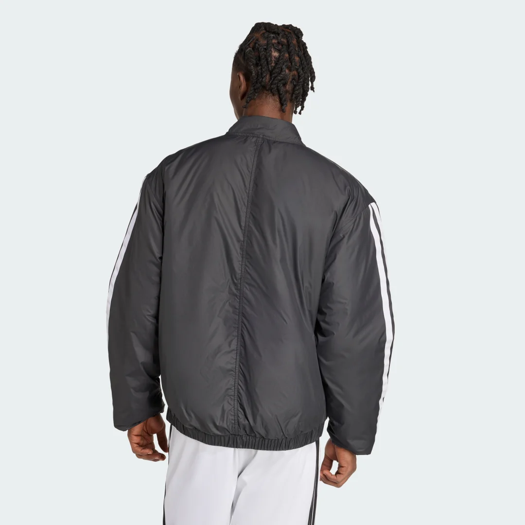 Detalle 2 de Chaqueta bómber aislante Essentials CLIMAWARM 3 Stripes de Adidas