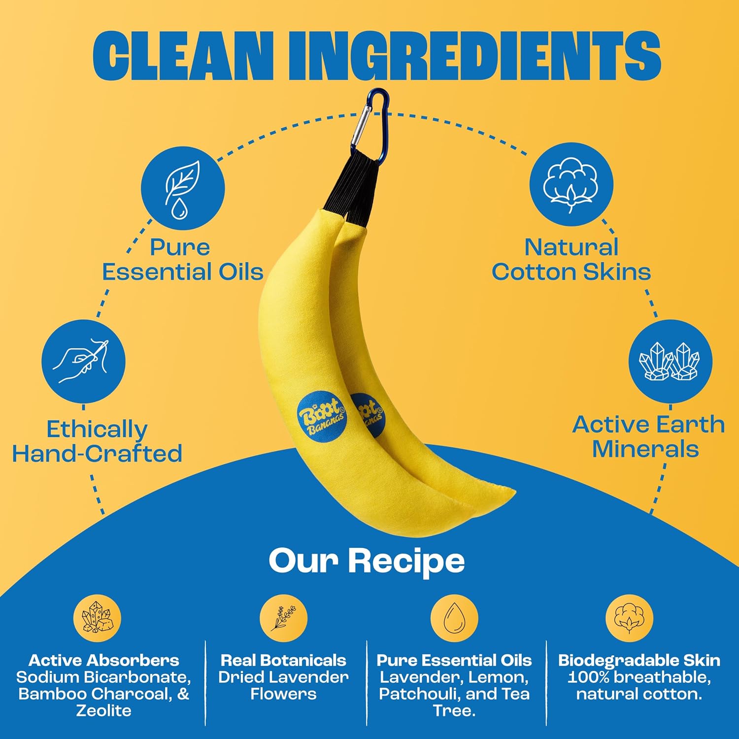 Thumbnail 5 de Boot Bananas Original Shoe Deodorisers, Banana-Shaped Fresheners - Reusable