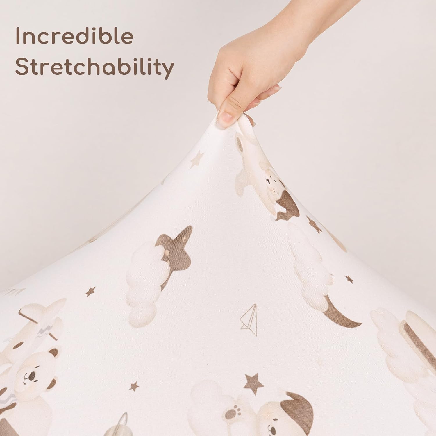 Thumbnail 3 de Yukkidds Next to Me Crib Sheets 83x50cm – 3 Pack in Ultra Soft Microfibre