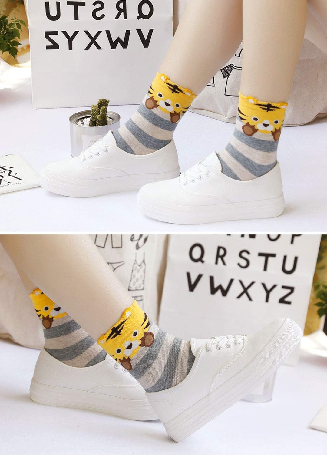 Thumbnail 4 de LOFIR Chaussettes fantaisie animaux 5 paires