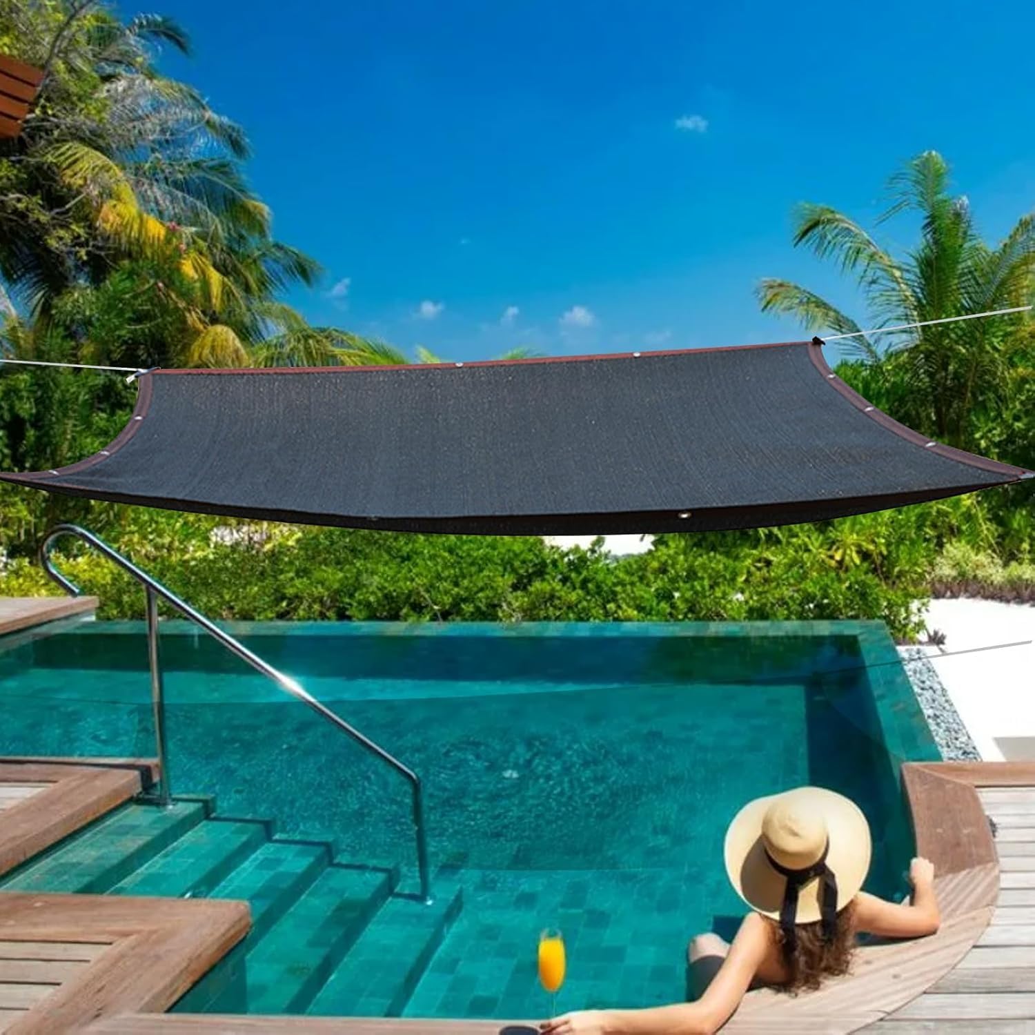 Thumbnail 1 de Toldo Vela HDPE 2x2m para Jardín y Terraza ☀️