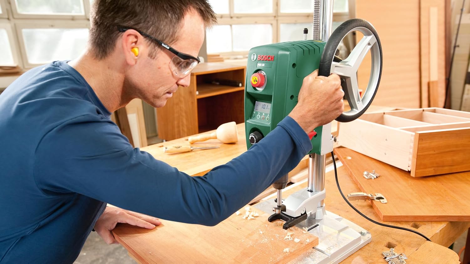 Detalle de Bosch Taladro de Columna PBD 40 ⚙️ 710 W, 40 mm
