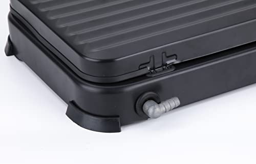 Detalle 2 de Jata JECG2702 cocina gas 2 fuegos para camping