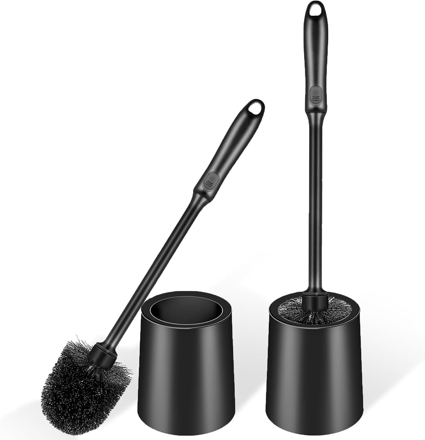 Detalle de AONEZ 2-Pack Long-Handle Toilet Brush and Holder Set