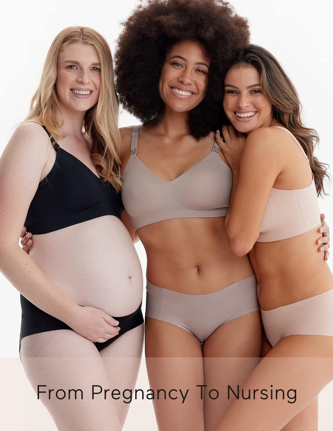 Thumbnail 6 de Momcozy YN21 Seamless Nursing Bra for Breastfeeding & Pregnancy Sleep (Natural Shape)