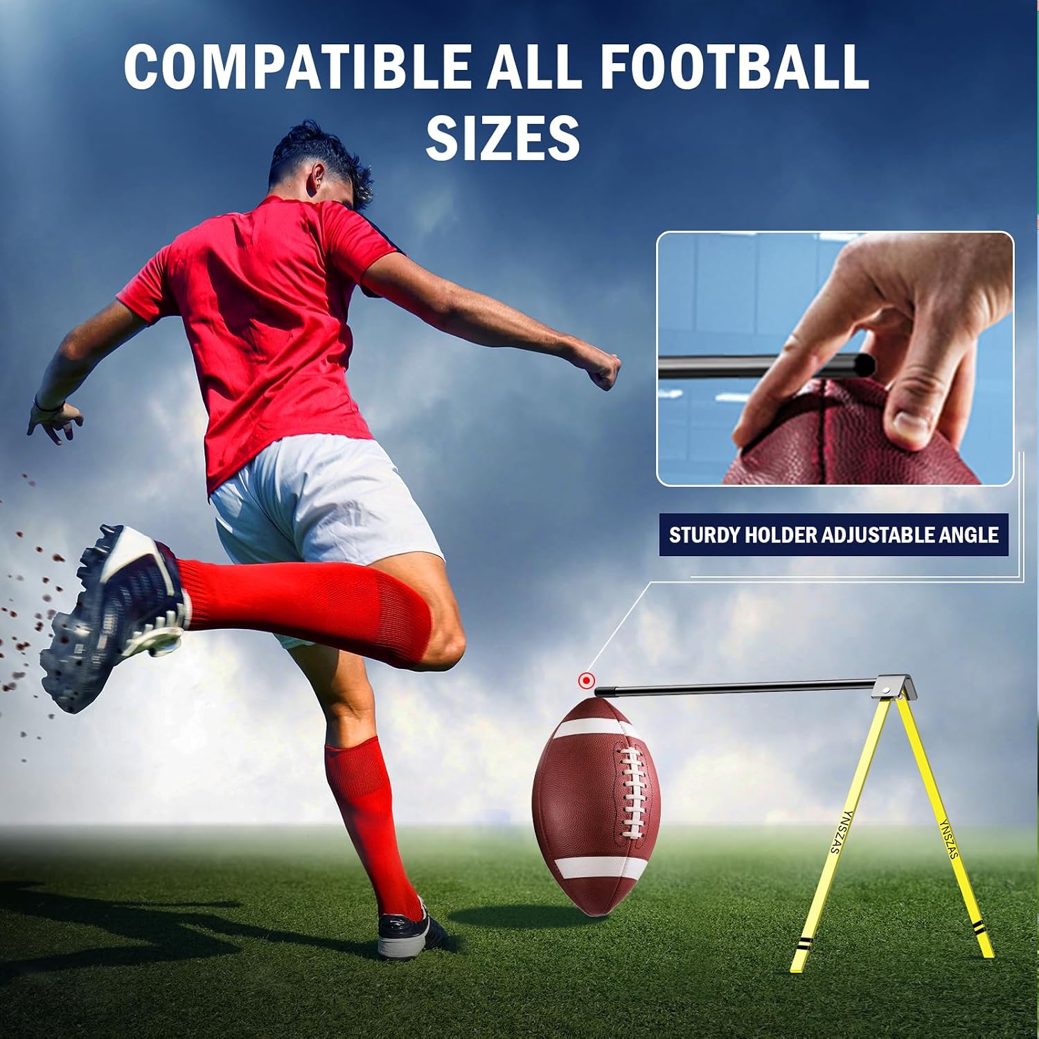 Detalle 2 de YNSZAS Football Kicking Tee with Silicone Holder