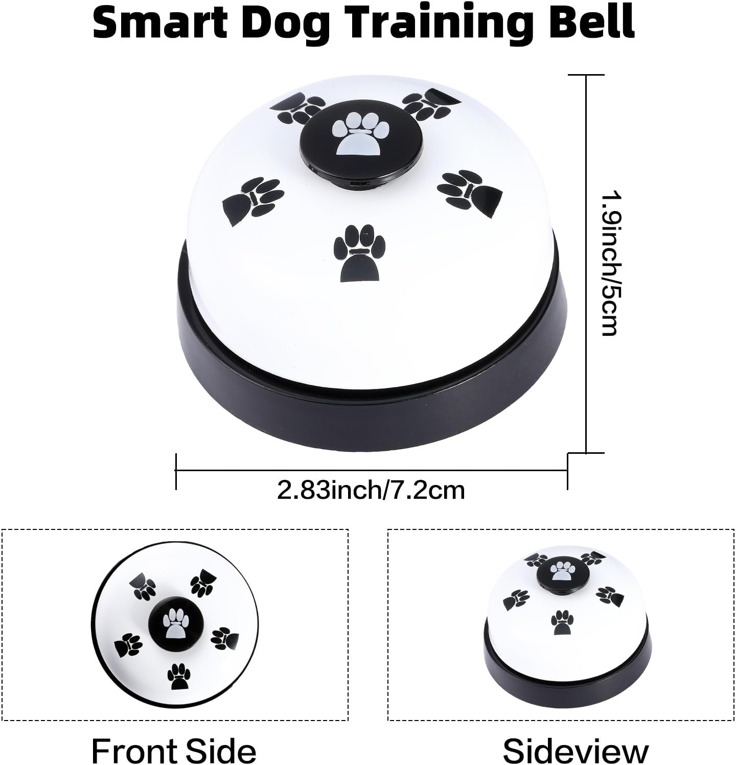 Detalle de Yizerel 2 Pack Dog Doorbells – Adjustable, Durable Potty Training Bells for Go Outside