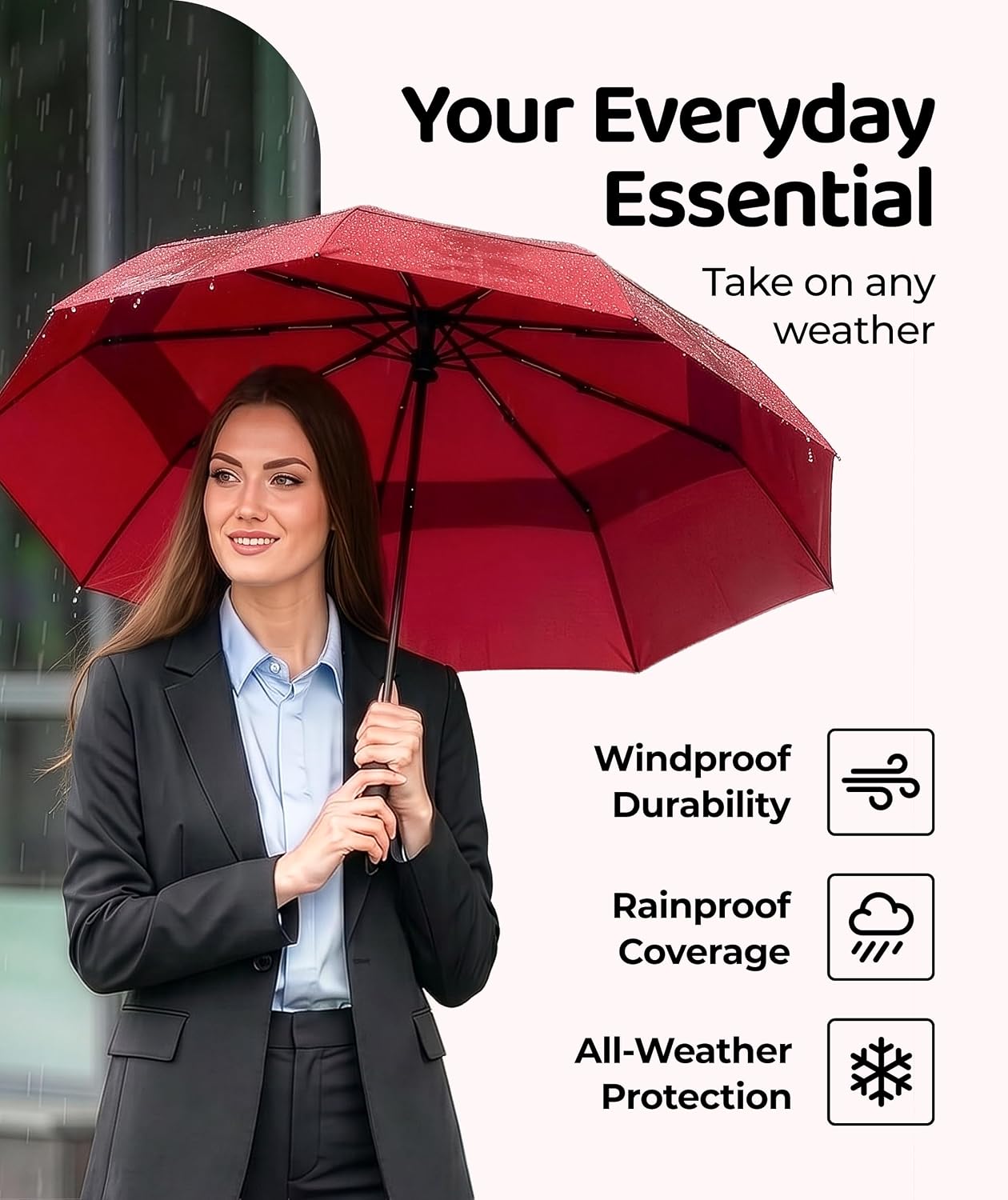 Detalle de Repel Travel Umbrella, 11-Inch Folded