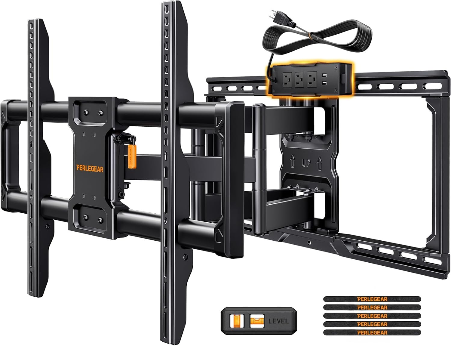 Detalle de Perlegear PGLF11 Full Motion TV Mount 42–90 in