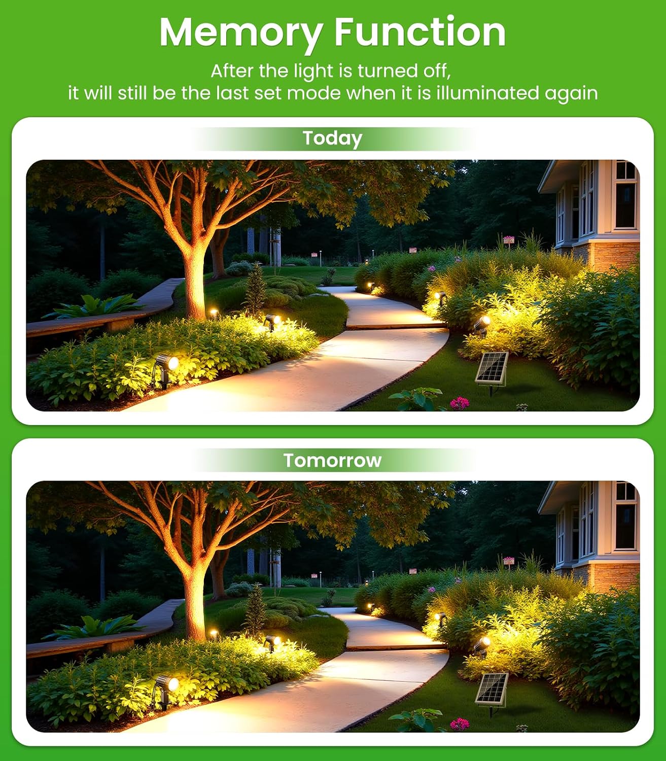 Detalle 2 de CLY Luces Led Solares para Exteriores 6000mAh