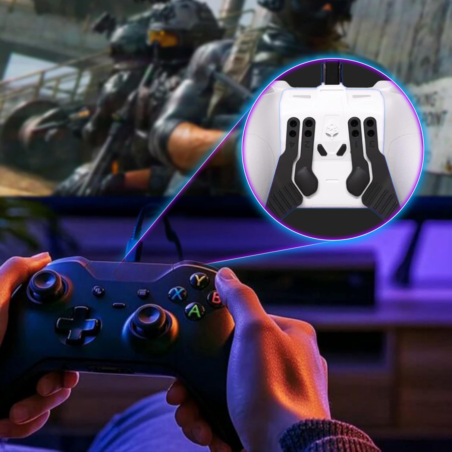 Detalle de Collective Minds Gaming XBOX Strikepack Horizon M.O.D. Pack for Xbox Series X|S and Xbox One Standard Controllers