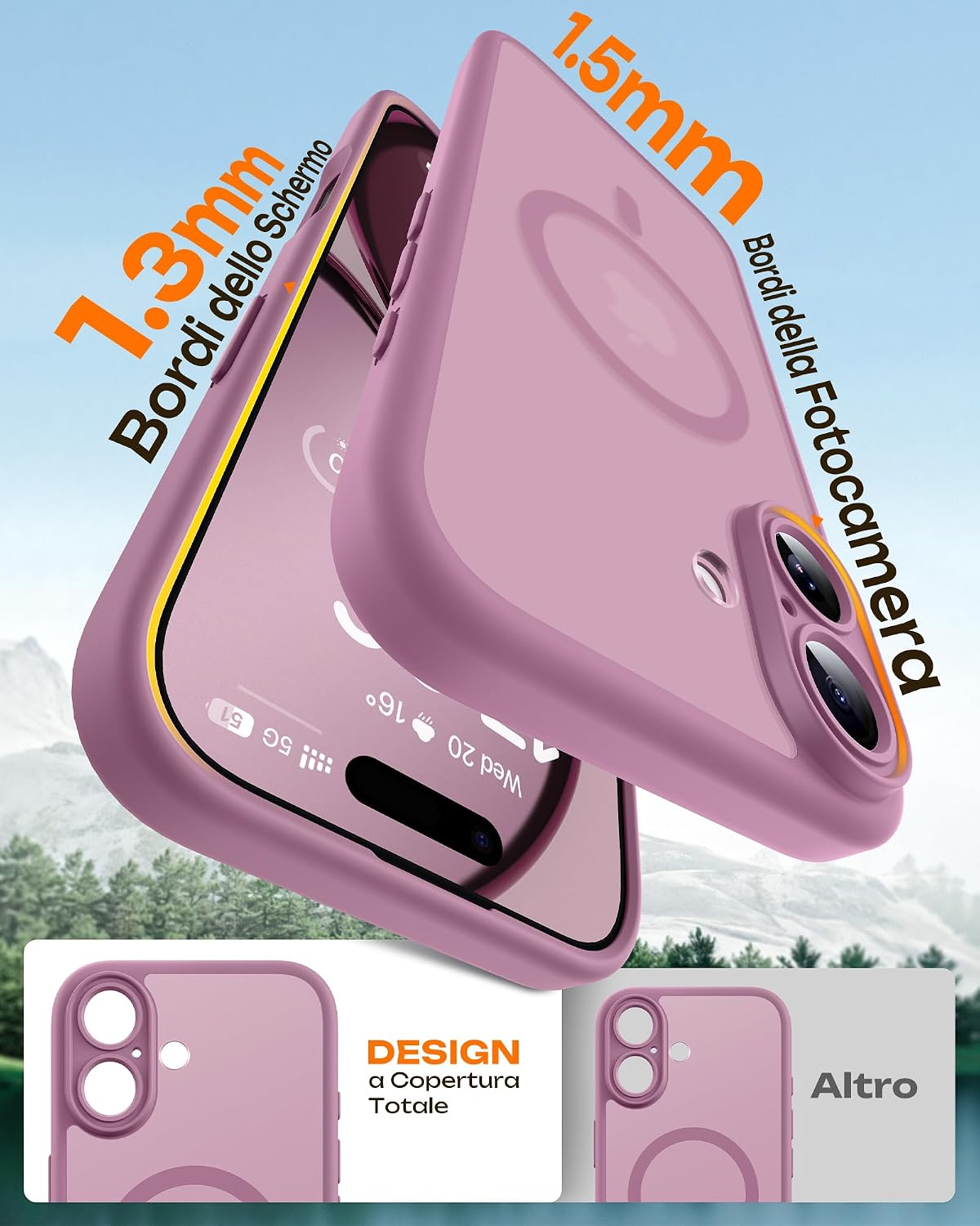 Thumbnail 5 de Tocol Cover Magnetica per iPhone 17 6,3 pollici