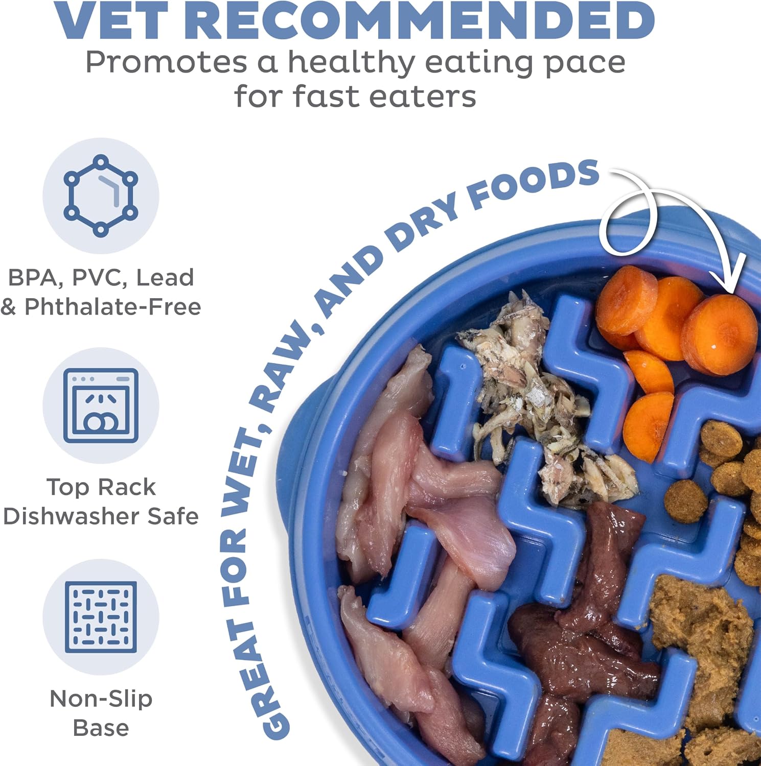 Thumbnail 2 de Outward Hound Slow Feeder Bowl Medium