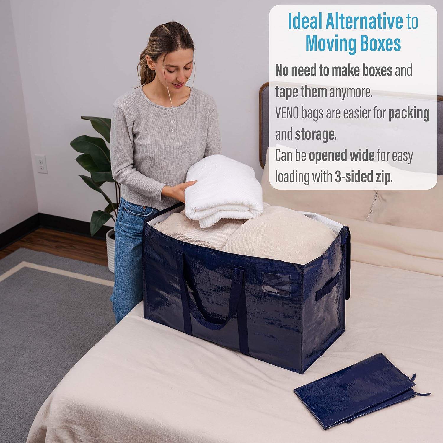 Detalle 2 de VENO 6 Pack Extra Large Storage Bags 6pc