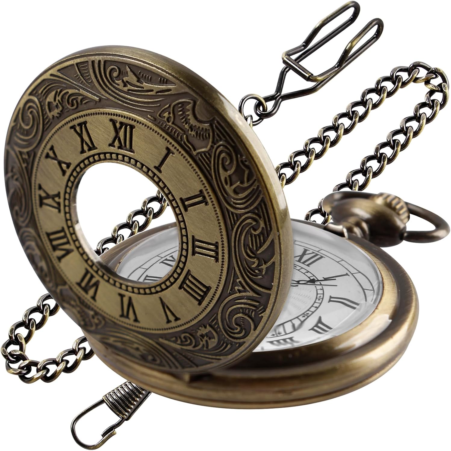 Thumbnail 6 de Tiong Vintage Roman Number Quartz Pocket Watch