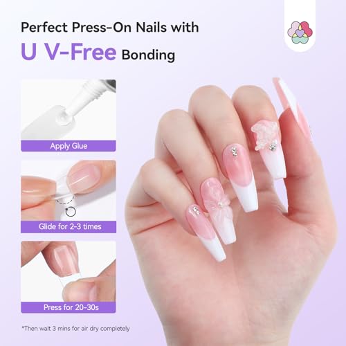 Thumbnail 6 de SAVILAND 2PCS Semi Solid Nail Glue for Press On Nails — No UV, Fast Air-Dry
