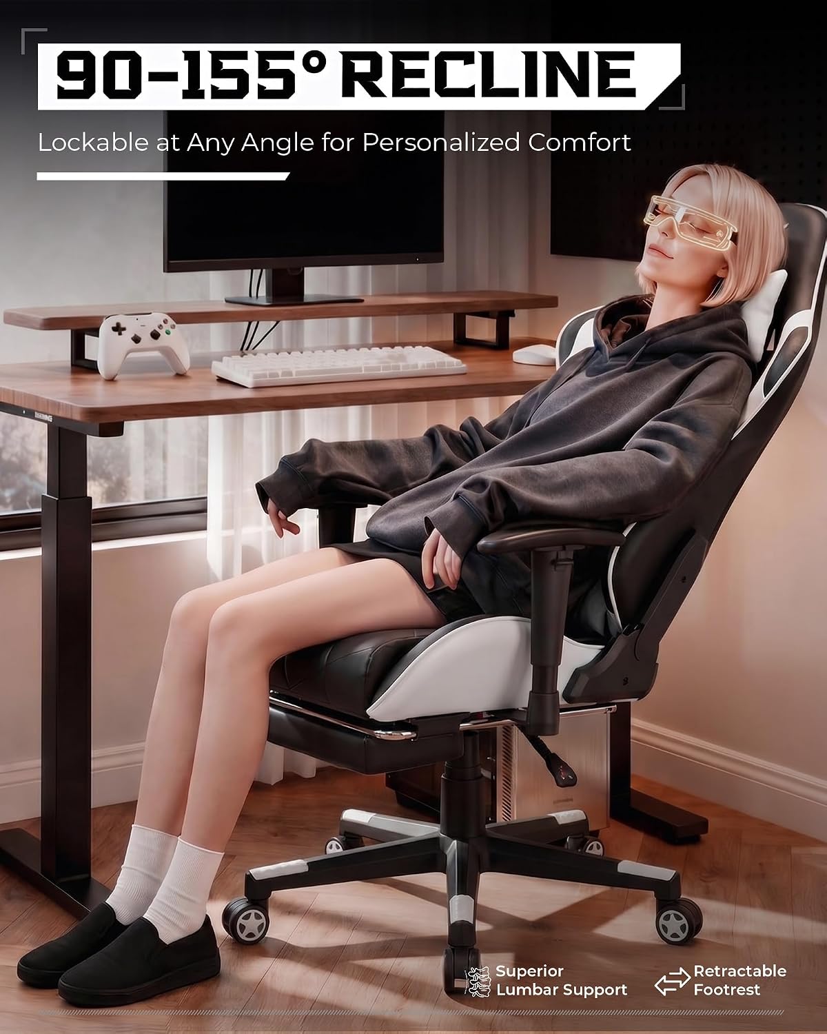 Detalle 2 de GTPLAYER Gaming Chair with PU Leather