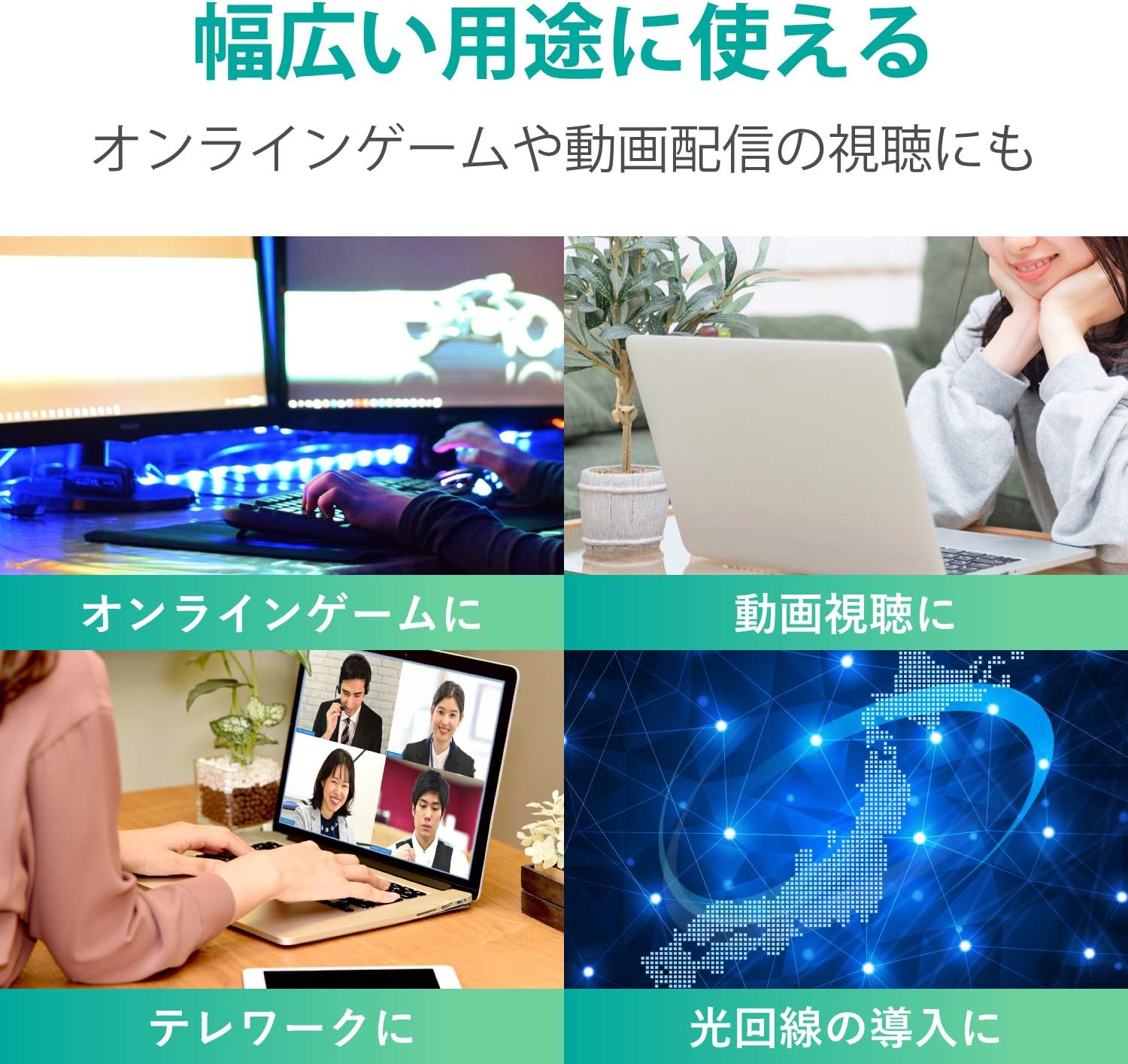 Detalle 2 de エレコム ECLD-GPAYTBK20 Cat6A LANケーブル 2m 10Gbps対応・やわらか・爪折れ防止