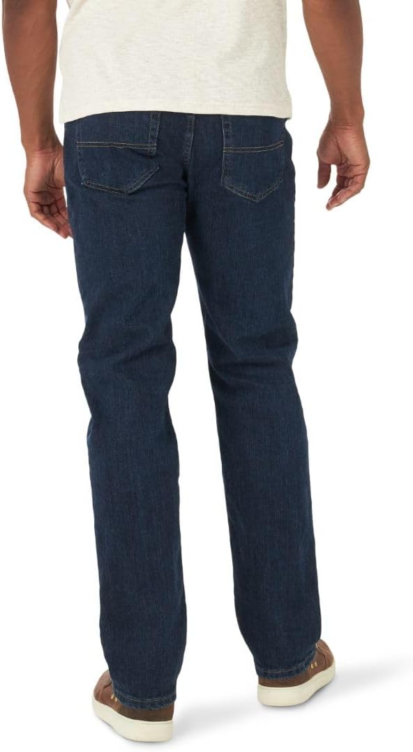Detalle 2 de Wrangler Authentics Jeanshose für Herren mit elastischem Bund – reguläre Passform