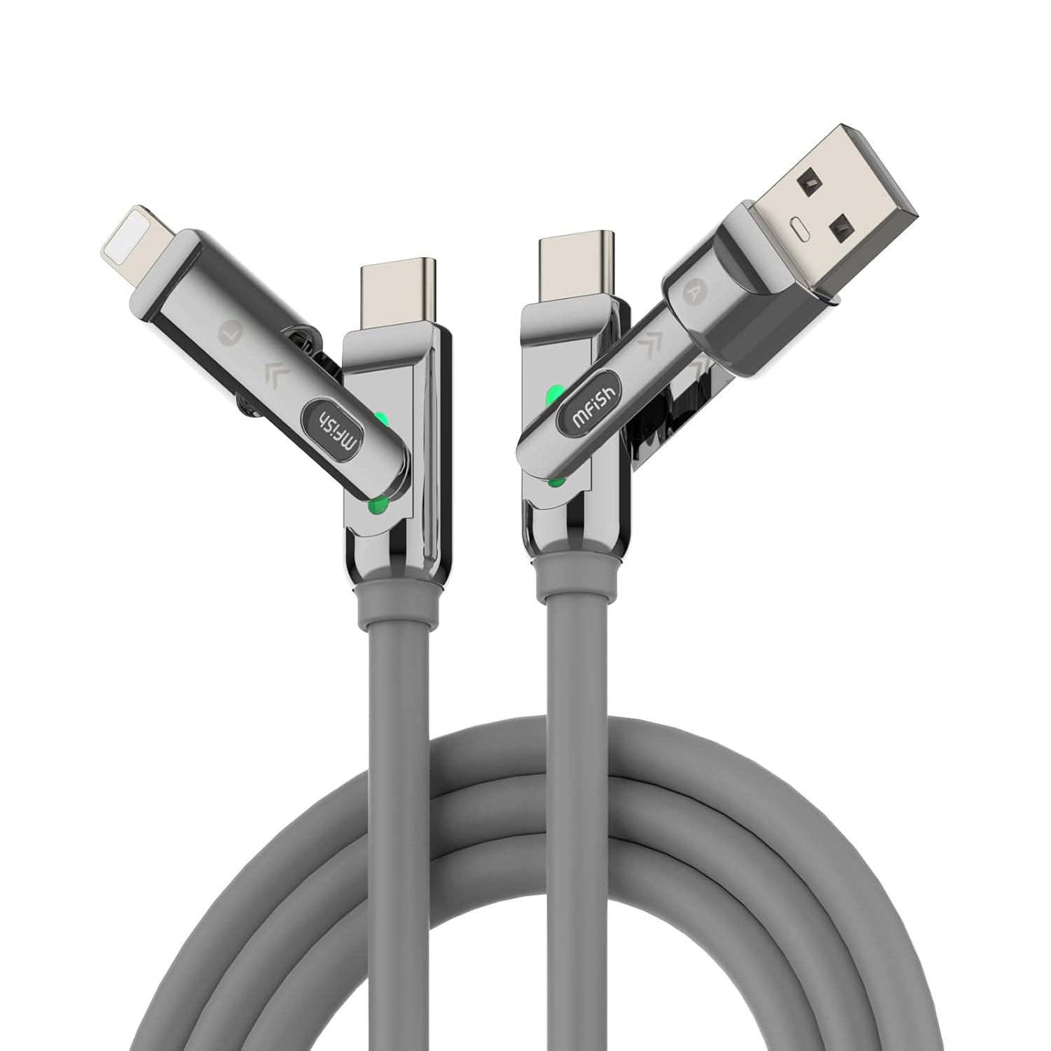Detalle de MFish 4-in-1 Fast Charging Cable 240W