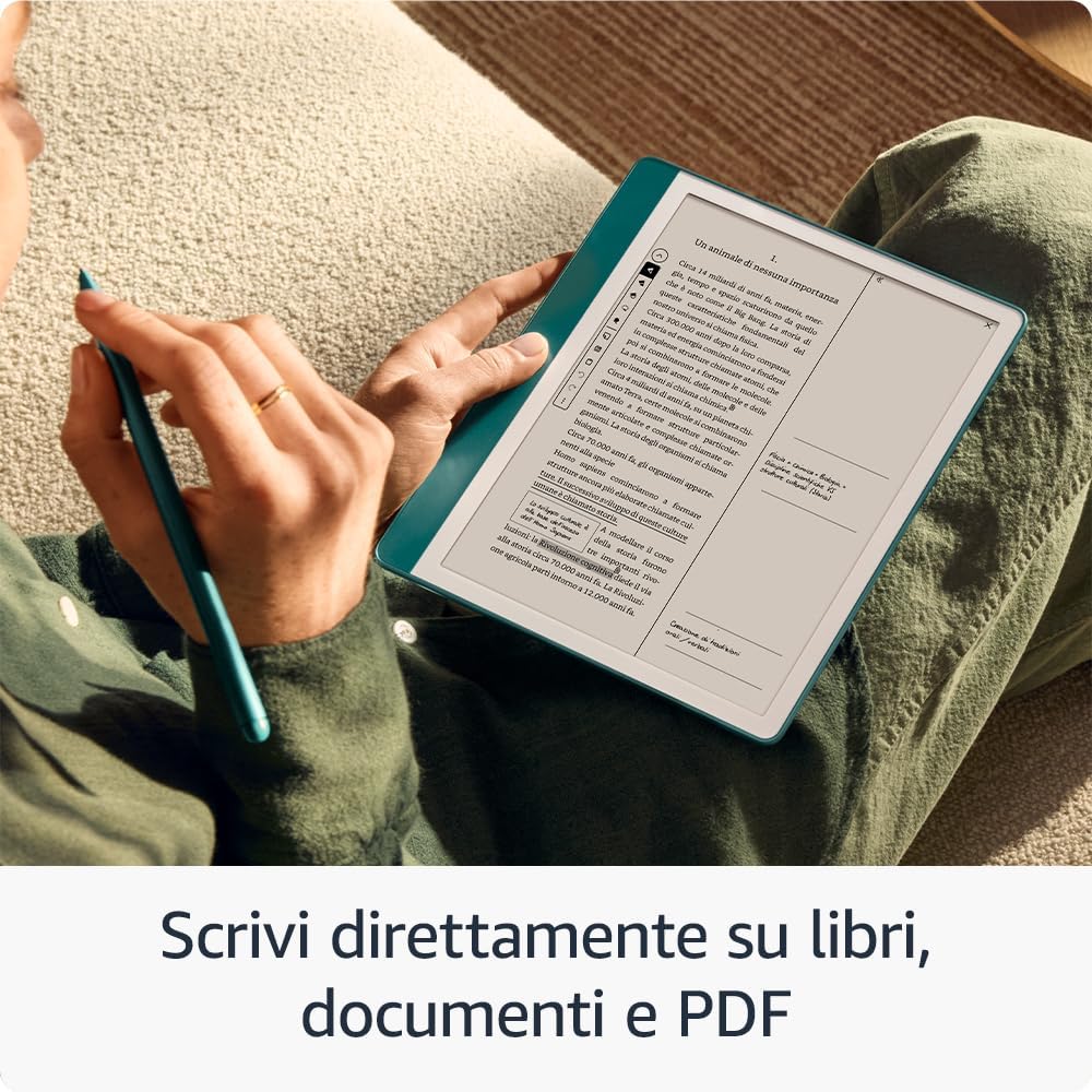 Detalle 2 de Amazon Kindle Scribe (32 GB) – Scrittura e lettura in un unico dispositivo con penna inclusa