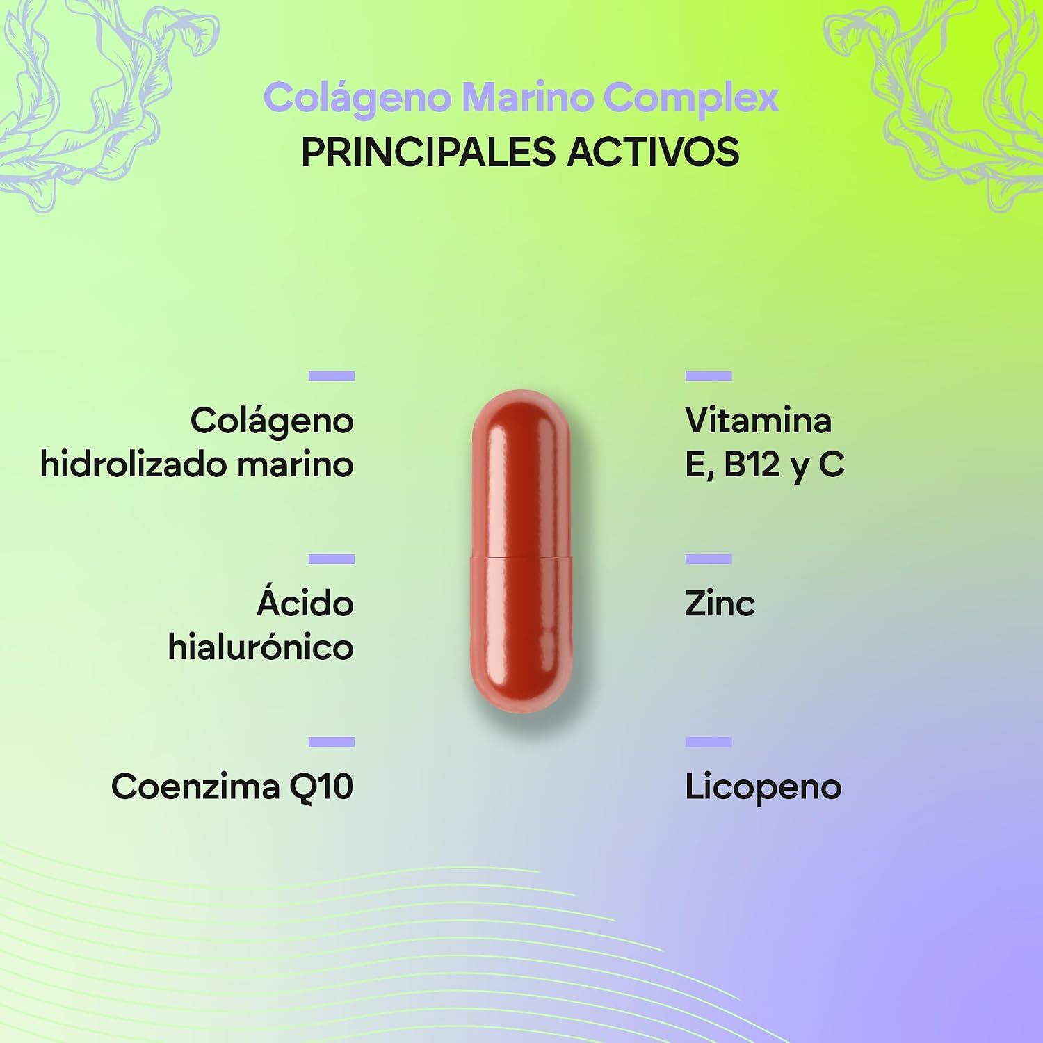 Detalle 2 de Nutralie Colágeno Marino y Ácido Hialurónico 💧 60 Caps