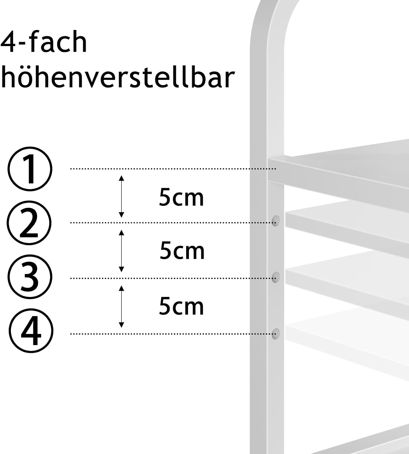 Thumbnail 3 de OYRREU 3-stufiger Druckertisch mit Steckdose & USB, rollender Druckerständer für Heimbüro