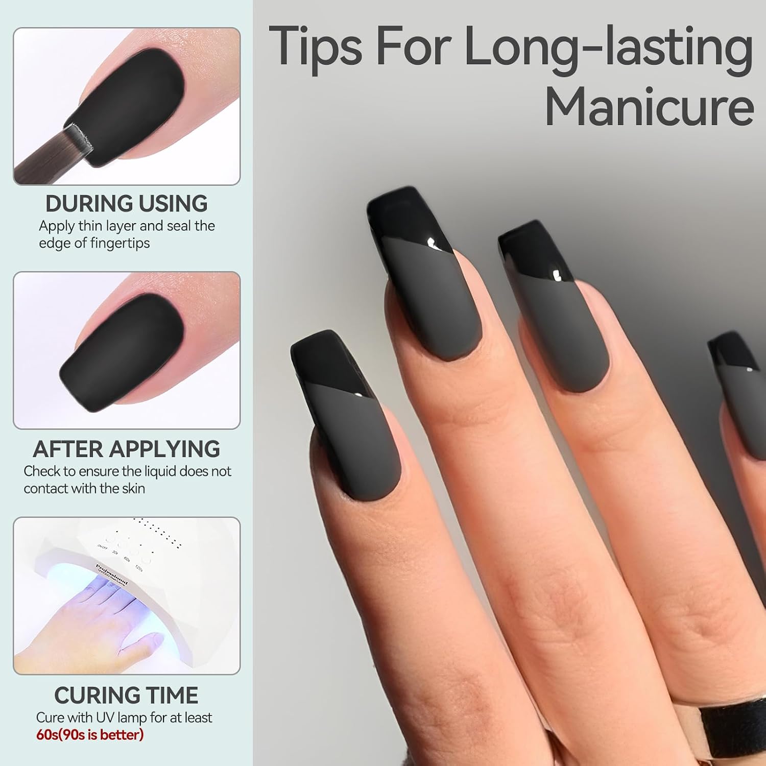 Thumbnail 6 de Born Pretty No Wipe Super Top Coat Gel UV 2X15ML